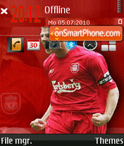 Capture d'écran Steven Gerrard 02 thème