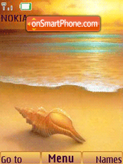Golden beach Theme-Screenshot