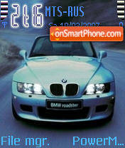 Capture d'écran BMW Roadster thème
