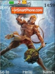 Capture d'écran Hanuman Ji thème