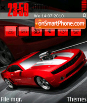 Скриншот темы Red mustang custom icons