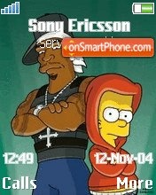 Bart Simpson 07 theme screenshot