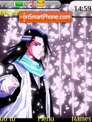 Byakuya Kuchiki Theme-Screenshot