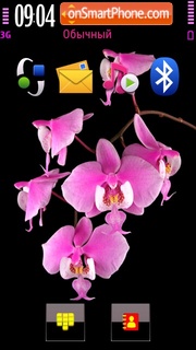 Capture d'écran Orchid by Kallol thème