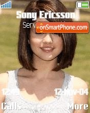 Capture d'écran Selena Gomez thème