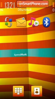 Xpress Muzik theme screenshot