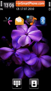 Nice Flower 01 tema screenshot