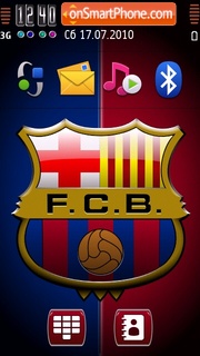 Barca Fc tema screenshot