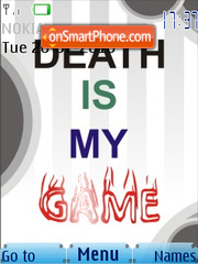 Capture d'écran Death Is My GAME SWF thème