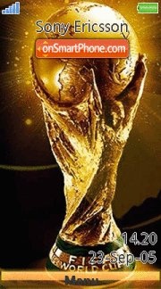 Capture d'écran Fifa Worldcup 2011 thème
