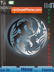Dragon A SWF theme screenshot