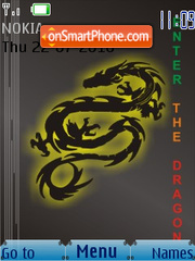 Dragon D SWF theme screenshot