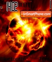 Capture d'écran ExplodePlanet thème