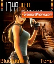 Capture d'écran Tomb Rider Lara thème
