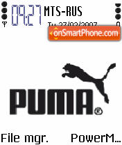 Скриншот темы Puma 02