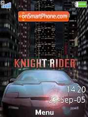 Knight Rider theme screenshot