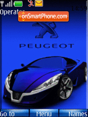Animated Peugeot theme screenshot