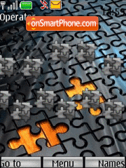 Puzzle animated tema screenshot