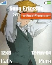 Alphonse elric tema screenshot