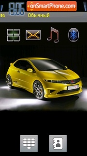 Capture d'écran Honda Civic thème