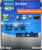 Think Mobile 240 yI theme screenshot