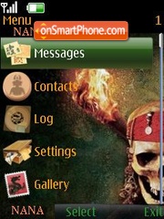 Pirates2 Clock tema screenshot