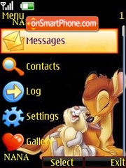 Bambi Clock theme screenshot