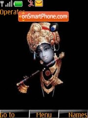 Krishna With Tone Theme-Screenshot