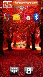 Red Tree es el tema de pantalla