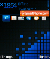 Pixels 240x320 Fp1 theme screenshot