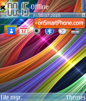 Capture d'écran Colorful 05 thème