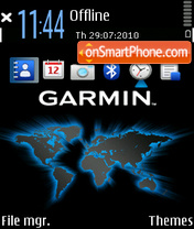 Скриншот темы Garmin