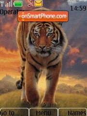 Capture d'écran Tiger 29 thème