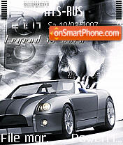 Car And Girl 02 tema screenshot