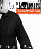 Armin Van Buuren theme screenshot