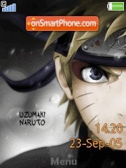 Скриншот темы Uzumaki Naruto Sage