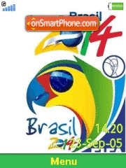 Capture d'écran Fifa 2014 Brasil thème