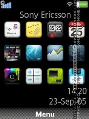 Iphone Style 01 theme screenshot