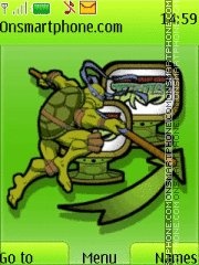 Ninja Turtle theme screenshot