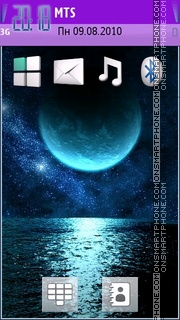 Blue Moon 03 theme screenshot