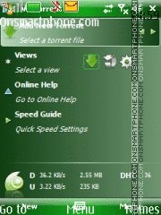 Capture d'écran Windows Mobile 2012 thème