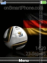 Capture d'écran Fifa Germany thème