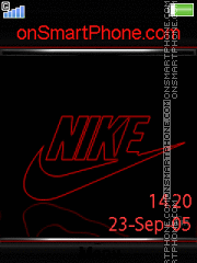 Capture d'écran Nike Red 01 thème