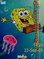 Скриншот темы Spongebob Theme