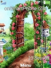 Capture d'écran Flower Gate thème