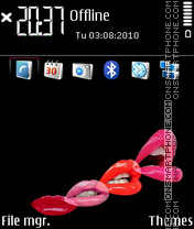 Lips for U theme screenshot