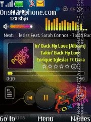Xpress Music Player theme screenshot