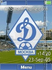 Capture d'écran FC Dynamo Moscow C902 thème