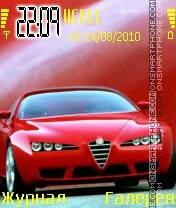 Capture d'écran Alfa Romeo thème