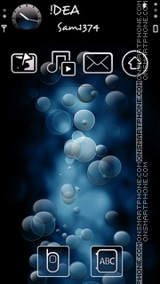 Bubbles v5 tema screenshot